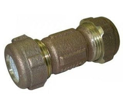 Jones Stephens C15300 1/2 CTS x 3/8 IPS Brass Compression Coupling Lead Free