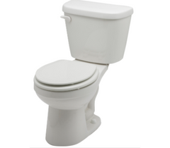 Gerber GMX21952 Maxwell SE HET 1.6 gpf Round Floor Mount Toilet Bowl White