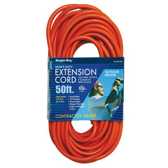 Jones Stephens E25006 12/3 50 ft SJTW Orange Heavy Duty Extension Cord