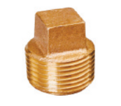 Matco-Norca B-PL02LF Brass Plug 3/8 Inch Lead-Free