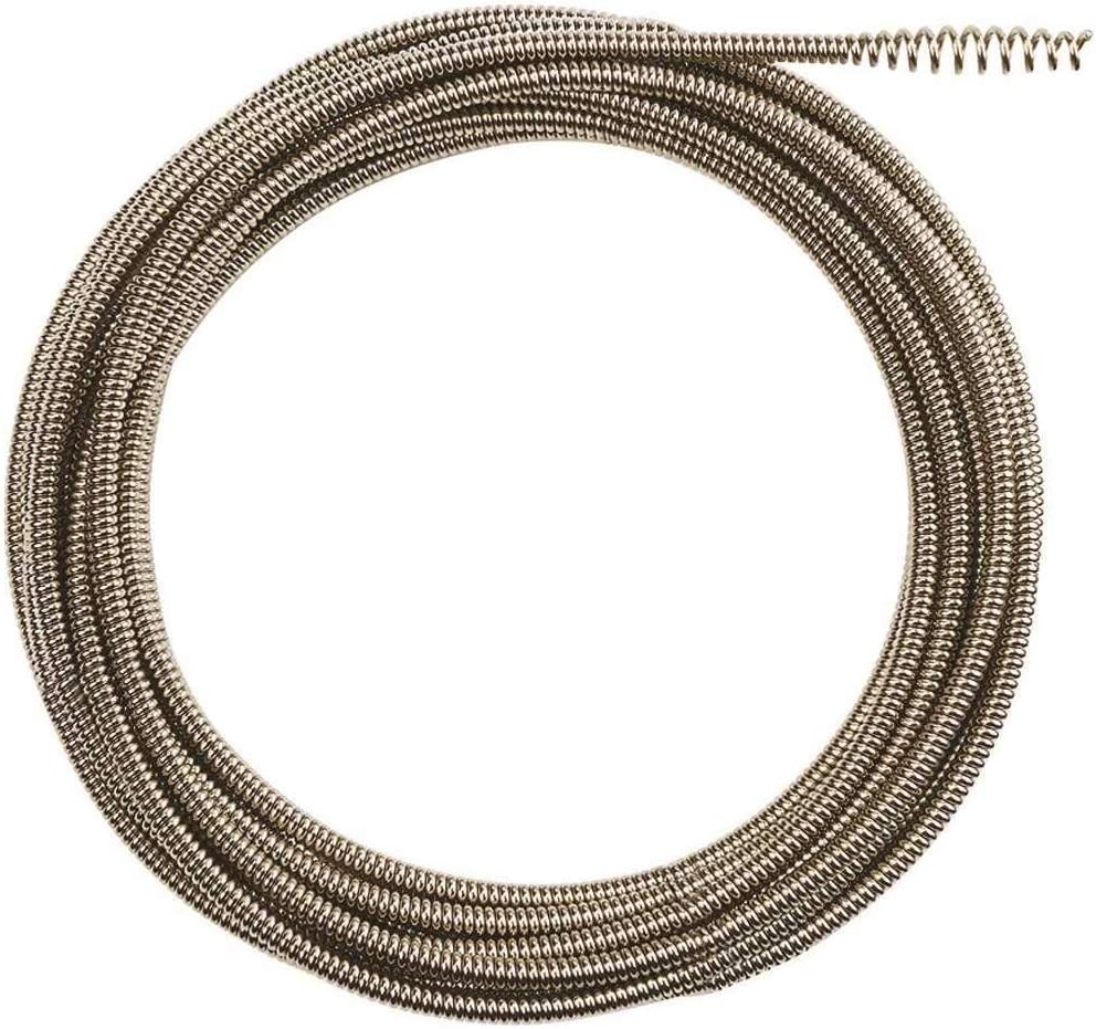 Milwaukee 48-53-2561 5/16 x 25' Inner Core Bulb Head Drain Cable with Rust Guard Plating