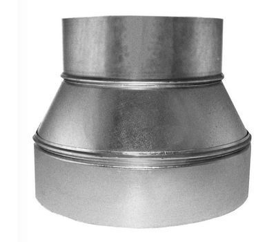 Southwark Metal 581816 18 x 16 in. No-Crimp Galvanized Steel 3-Piece Reducer