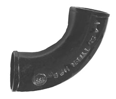 Tyler Pipe 007128 Short Sweep DWV Pipe Bend 3 Inches No-Hub Cast Iron