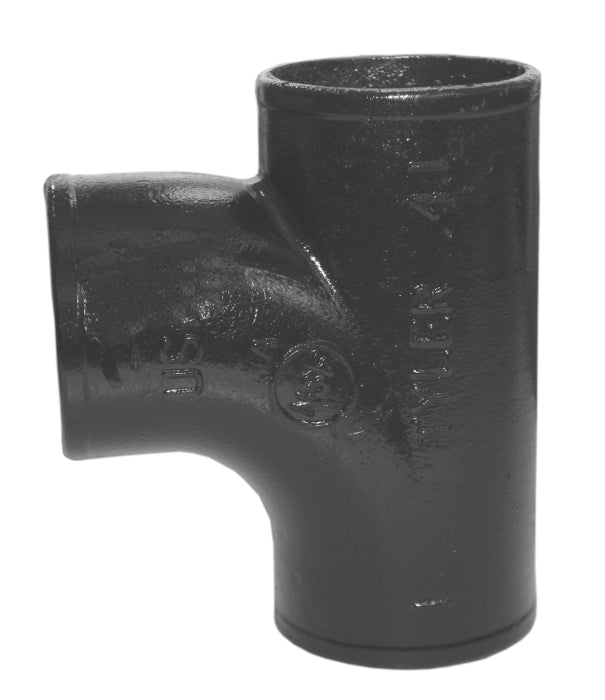 Tyler Pipe 007555 Sanitary Tee 1-1/2 Inch No-Hub Cast Iron