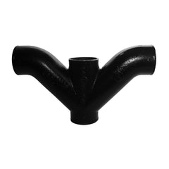 Tyler Pipe 009030 DWV Combination Double Wye and Bend 4x4x2 in No-Hub End Style Cast Iron