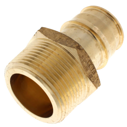 Uponor LF4521313 ProPEX 1-1/4 in. x 1-1/4 in. NPT Lead-Free Brass Male Adapter