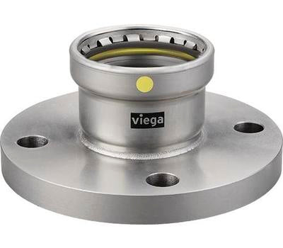 Viega 28880 MegaPressG 3 Inch Flange Adapter Zinc Nickel Coated Carbon Steel