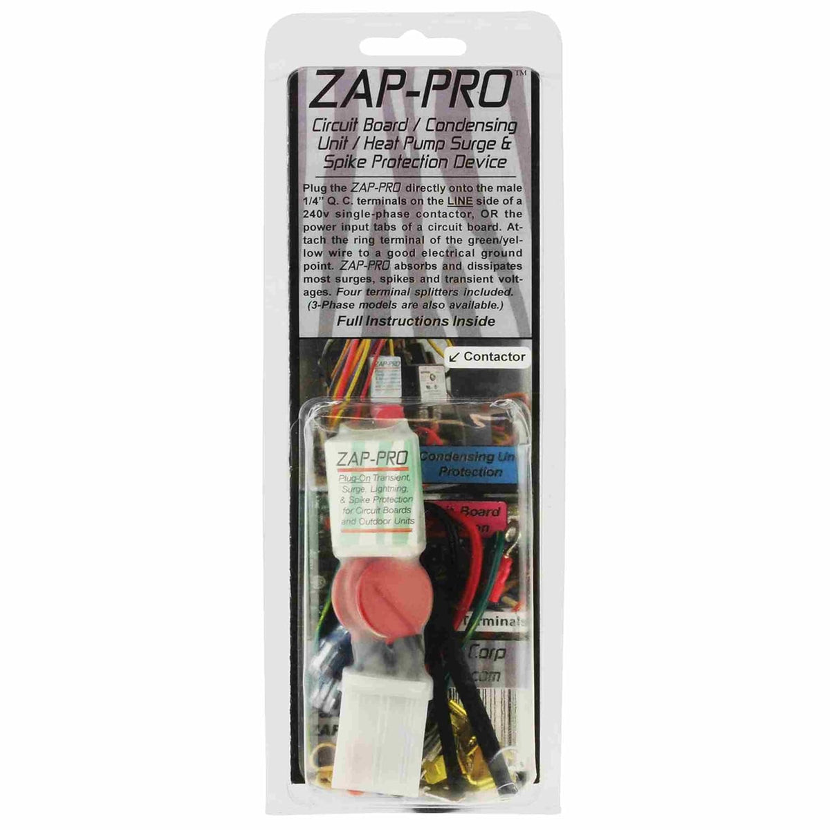 Zebra Instruments ZAP-PRO Plug-In Surge and Spike Protector 120/240V