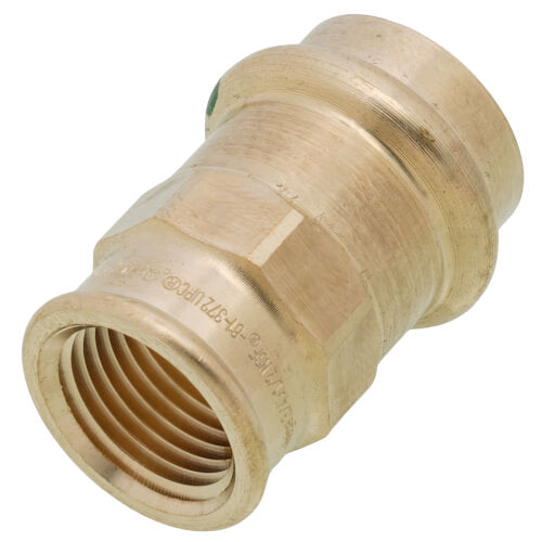 Viega 79310 ProPress Adapter Zero Lead Bronze 3/4 x 1/2