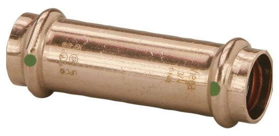 Viega 79015 1 x 1 ProPress Extended Copper Coupling No Stop Lead Free 200 PSI