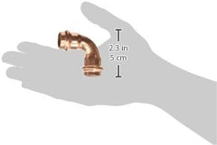 Viega 77317 Copper 90-Degree Elbow 1/2 Inch