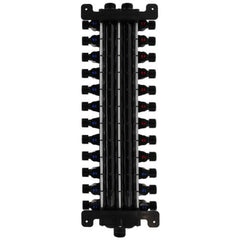 Viega 49620 ManaBloc 160 Psi 1/2 Inch Crimp 24 Outlets Plastic Distribution Manifold Black