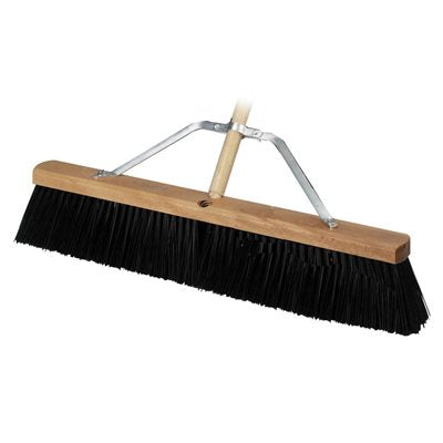 Bon 12-242 Concrete Floor Broom Heavy Duty 18 With 5' Wood Handle