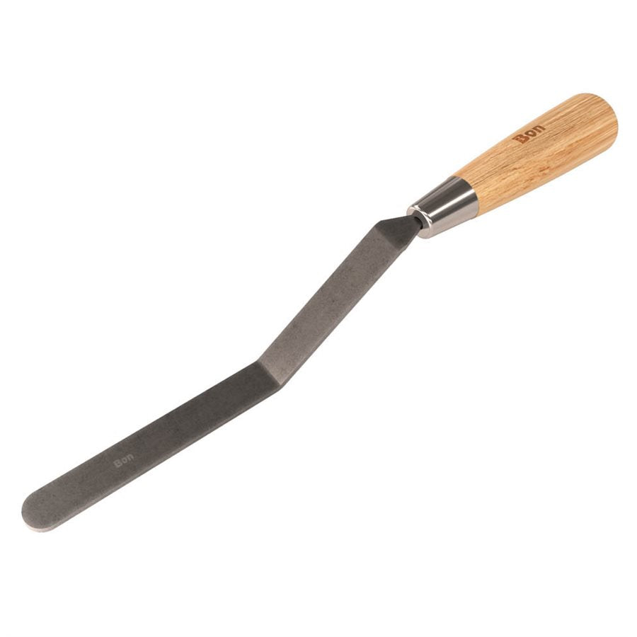 Bon 11-859 Carbon Steel Caulking Trowel Stiff Round End 5/8 with Wood Handle