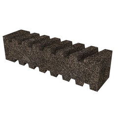 Bon 12-282 Fluted Rub Brick 8 x 2 x 2 20 Grit