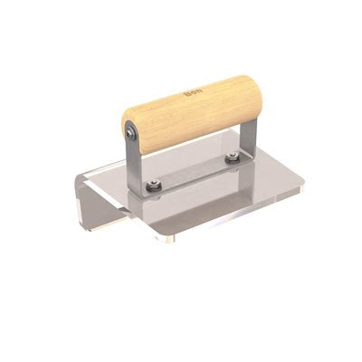 Bon 12-692 Plexiglass Outside Step Tool 6 x 5 1/2 Radius Wood Handle