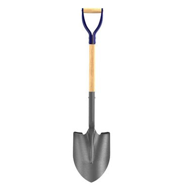 Bon 14-256 Shovel Round Point With 27 D Wood Handle