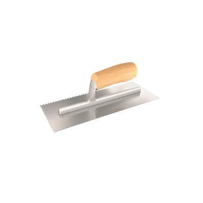 Bon 14-322 Notched Trowel 1/8 U Wood Handle