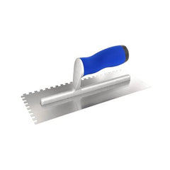 Bon 14-306 Notched Trowel - 1/2 Square - Comfort Grip Handle