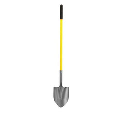 Bon 28-108 Shovel Round Point 48 Inch Fiberglass Handle