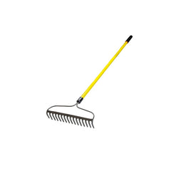 Bon 28-133 Bow Head Rake 16 with 60 Fiberglass Handle