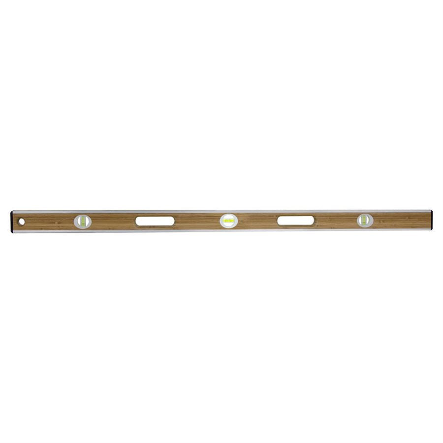 Bon 34-219 Bamboo Wood Level 48 Aluminum I Beam