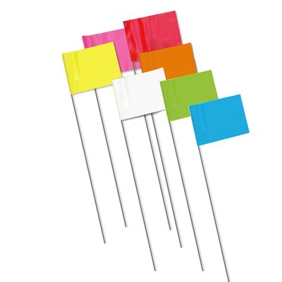 Bon 84-845 Marking Flags Fluorescent Pink 1000/Package