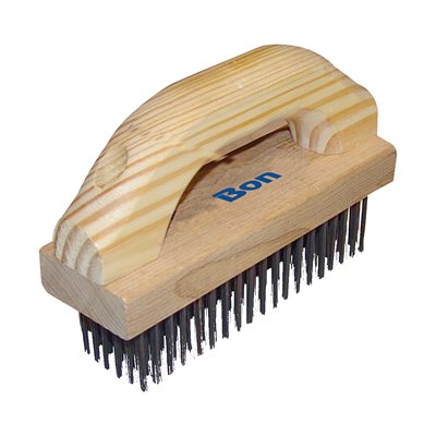 Bon 84-668 Wire Brush - 7 1/8 x 2 1/4 With Wood Handle