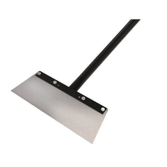 Bon 85-223 Macho Floor Scraper - 14 Inch Angle Cut Blade - 60 Inch Steel Handle