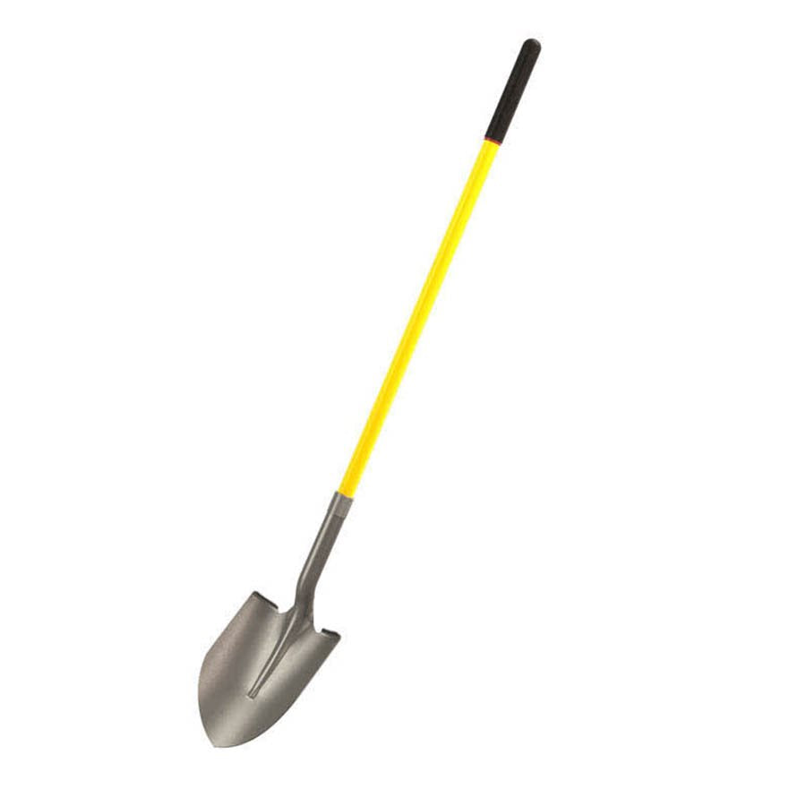 Bon Pro Plus 28-140 Closed Back Shovel Round Point with 48 Inch Fiberglass Handle