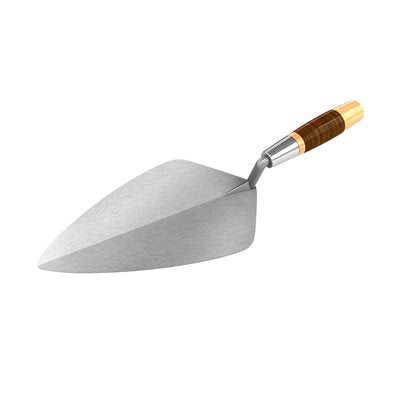 Bon Pro Plus 72-435 Wide London Pro Carbon Steel Brick Trowel 10 Inch Leather Handle