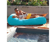 Ocean Blue 950305 Capri Floating Inflatable Pool Lounge Chair Turquoise 72 x 31 x 24