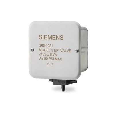 Siemens 265-1022 3-Way Solenoid Air Valve 120V 0-50 psi