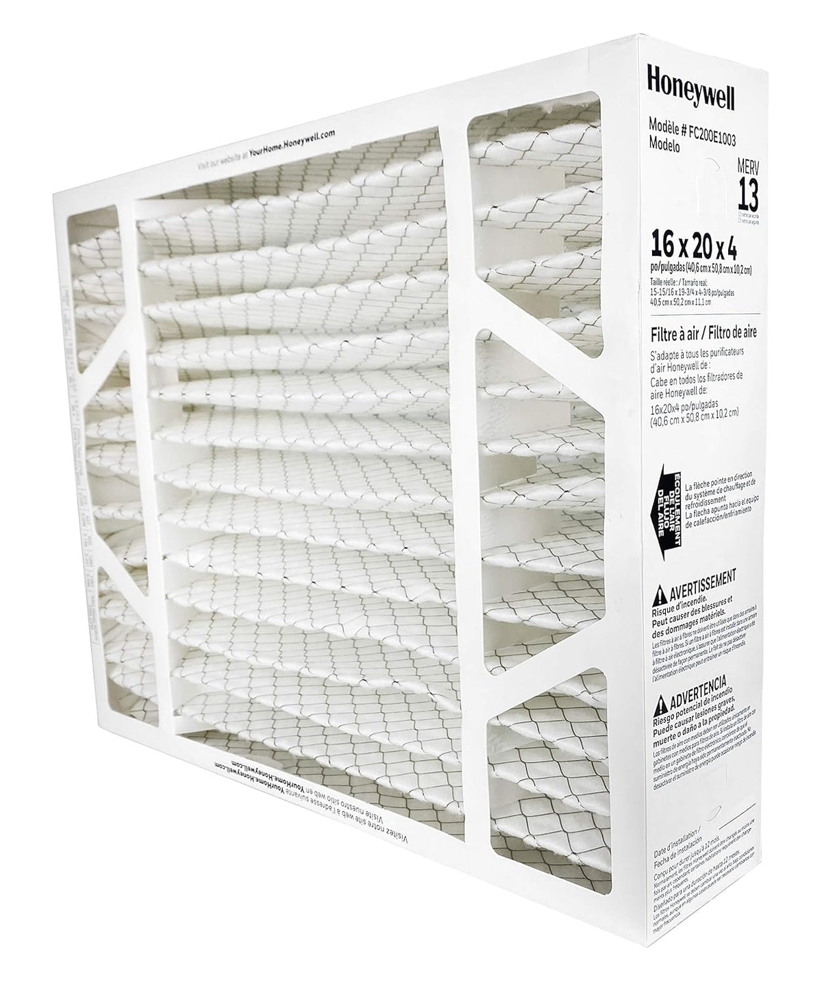 Honeywell FC200E1003 Media Air Filter 16 x 20 x 4 MERV 13