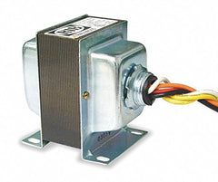 RIB TR50VA015 Transformer 50VA 480/277/240/208/120 to 24 Vac Circuit Breaker Foot and Single Threaded Hub Mount