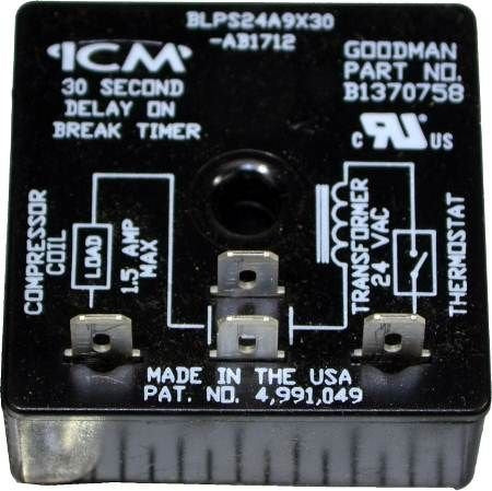 Goodman B1370758 Time Delay Relay