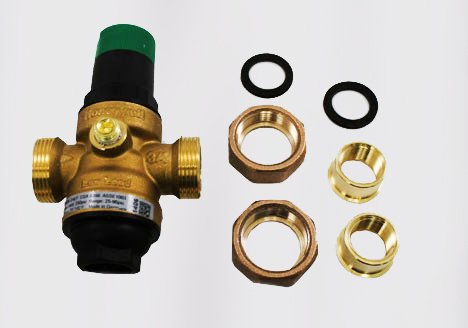RESIDEO Honeywell DS06-101-DUT-LF Dialset Female NPT Double Union Regulator, Internally Threaded PRV, 3/4