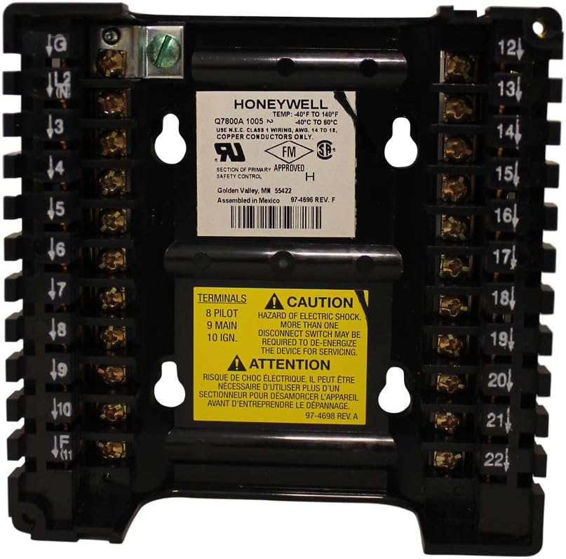 Honeywell Q7800A1005 Wiring Subbase - Panel Mount