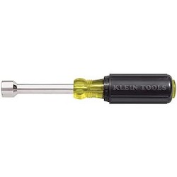 Klein Tools 630-3/16 3/16-Inch Nut Driver 3-Inch Hollow Shaft