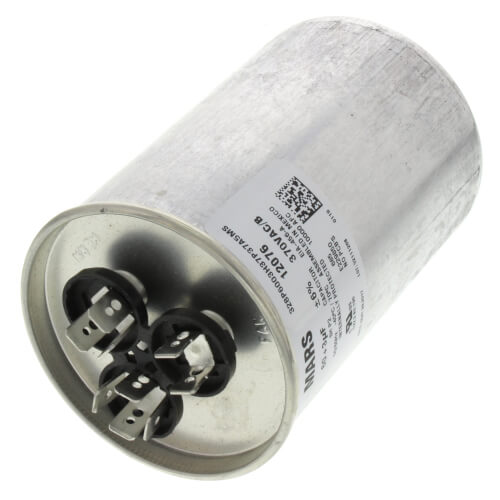 Rheem 43-25133-09 60/3/370 Capacitor Dual Round