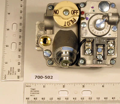 Robertshaw 700-502 Gas Valve 100000 BTU Millivolt 1/2 x 1/2