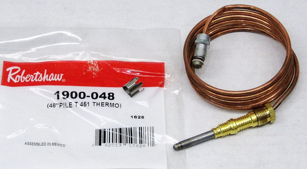 Robertshaw 1980-048 Snap-Fit Thermocouple 48 Inches 30 Millivolts