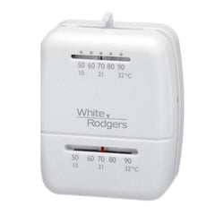 White-Rodgers 1C21-101 Economy Mechanical Thermostat Cool Only 24V Snap Acting Vertical Mount 50-90F