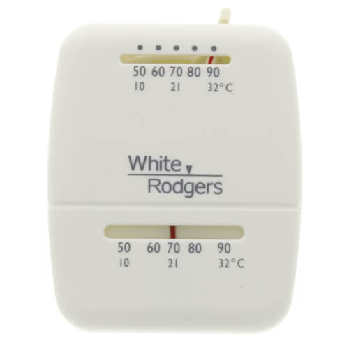 White-Rodgers 1C21-101 Economy Mechanical Thermostat Cool Only 24V Snap Acting Vertical Mount 50-90F