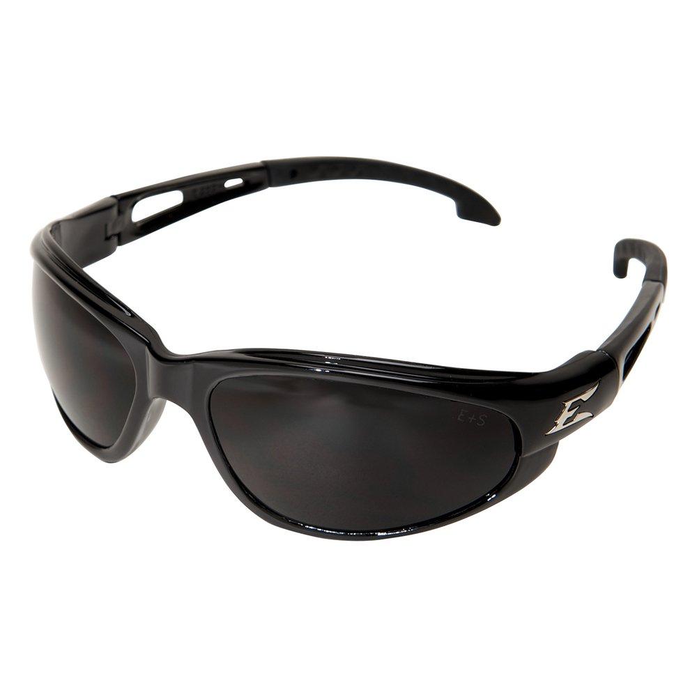 Edge Eyewear SW116 Dakura Safety Glasses with Black Frame & Smoke Lens