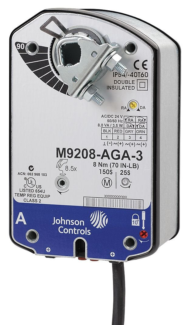 Johnson Controls M9208-AGA-2 Electric Actuator -40 to 140 Degree F