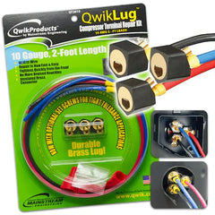 Mainstream Engineering QT2810 QwikLug 3 Terminal 10 AWG 2ft Leads with Nut