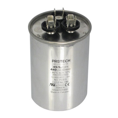 Rheem 43-25133-23 Capacitor 40/10/440 Dual Round