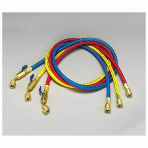 Yellow Jacket 21036 Plus II Charging Hose 1/4 Flare Fittings, 36 Inch, Yellow