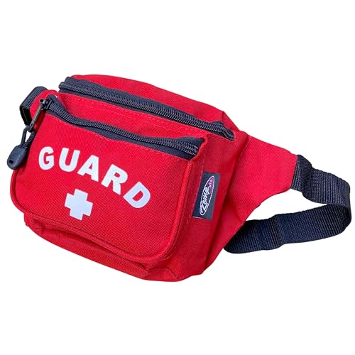 Kemp USA 10-103-RED Life Guard Fanny Pack Durable & Water-Resistant